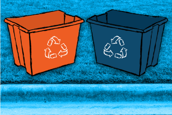 Recycle Right: Orange or Blue?